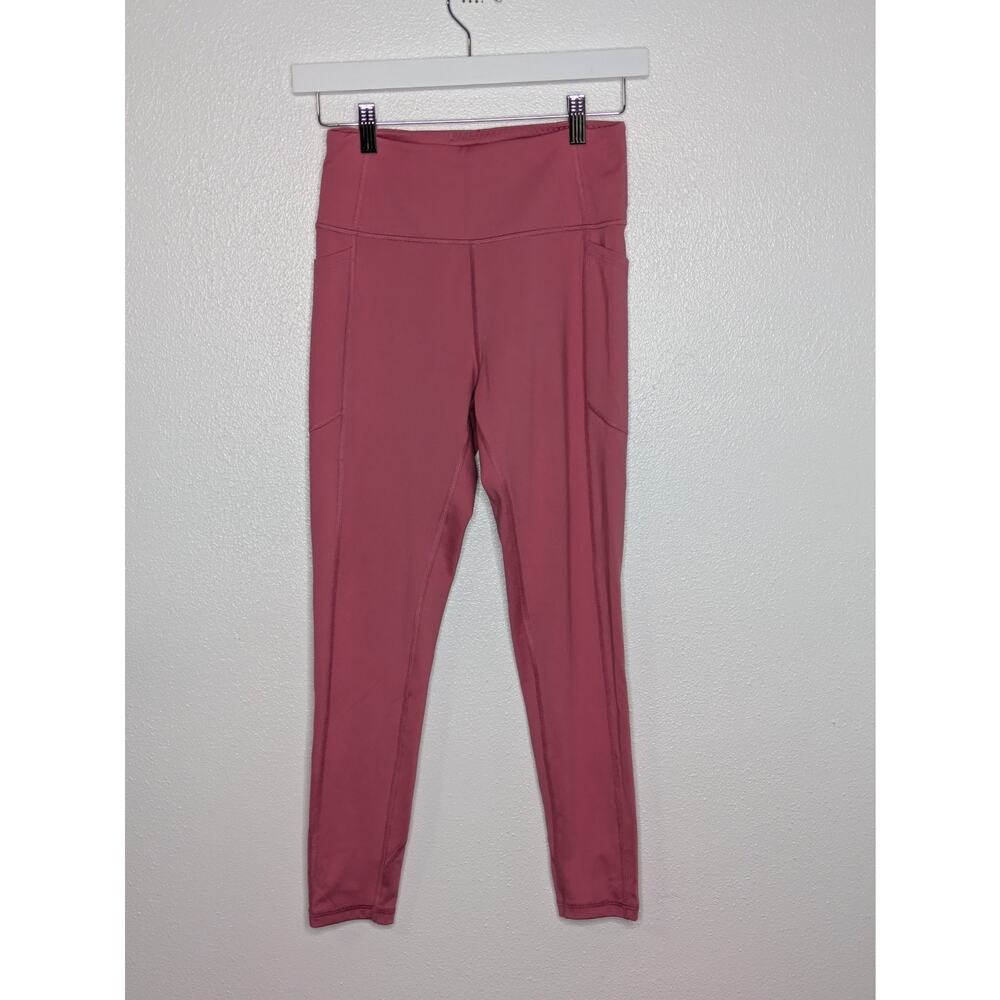 Lot Of 2 Victoria Secret Incredible Essential Leggings Size 6 - Pink & Brown - Picture 3 of 8